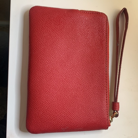 Coach Red Wallet - Picture 2 of 3